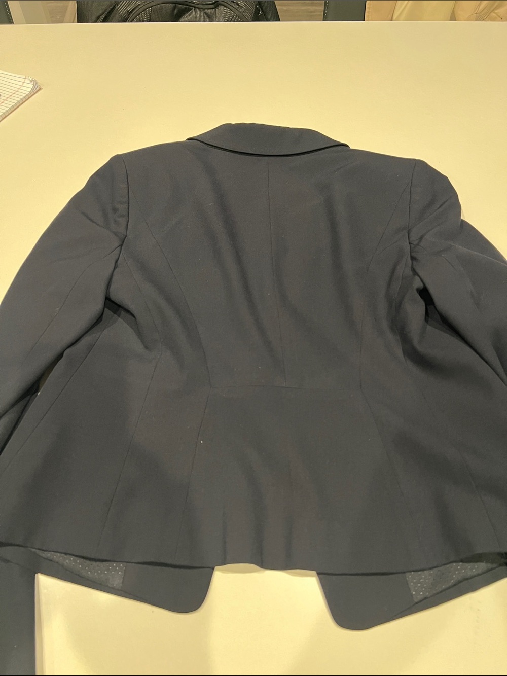 Ann Taylor Navy Women's Blazer and Skirt Suit - Picture 3 of 6